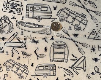 The Great Outdoors -  Pottery Ceramic Underglaze Transfers  -  Ceramica