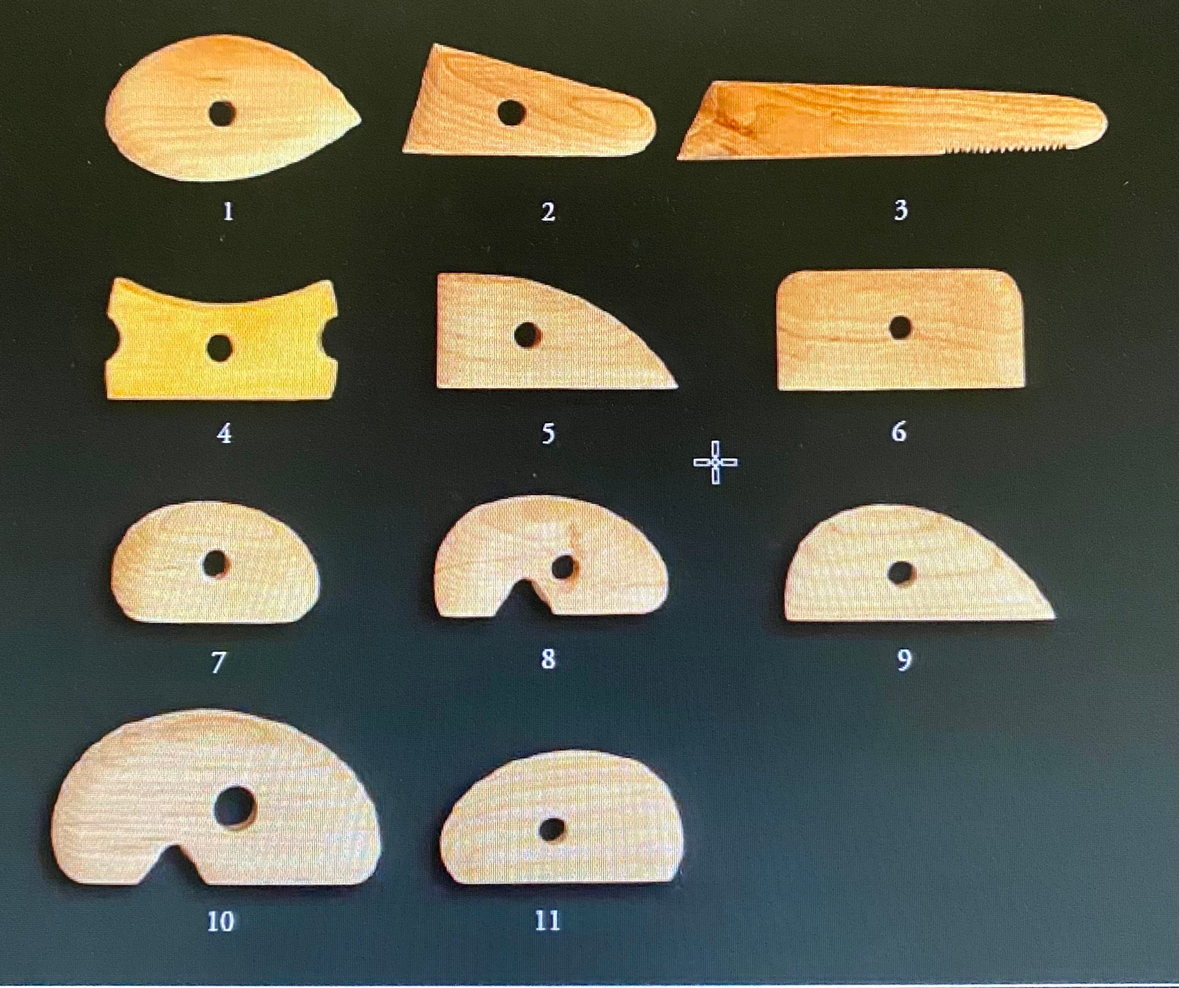 Pottery Wood Rib Set 1 - DiamondCore Tools