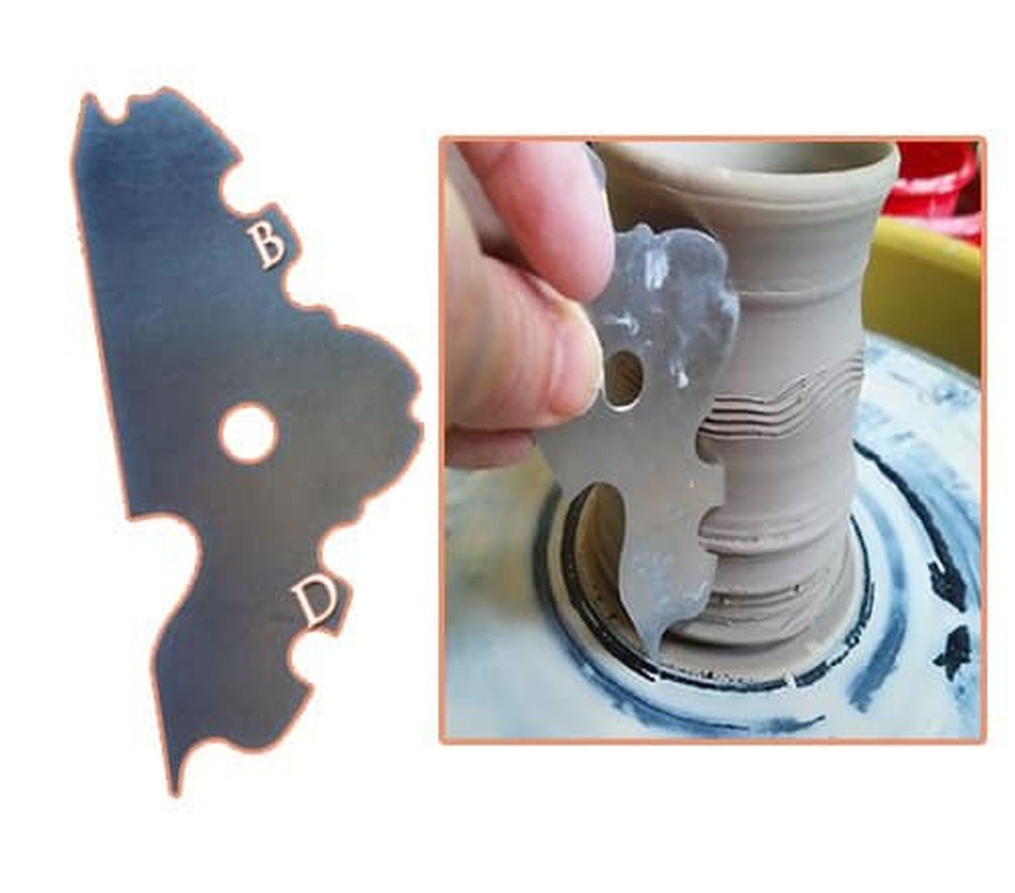 The Original Ultimate Edger Pottery Tool by C.rae Etsy Australia