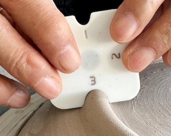 Pottery Foot & Rim Shape Tool by Sanbao