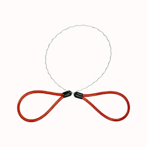 Red Wiggle Cutting Wire for Clay, Pottery, Wheel Throwing and Ceramic Work