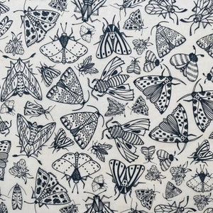 Moths  - X Large Ceramic Underglaze Pottery Transfer Sheet by Elan Transfers