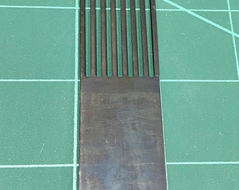Steel Kushime Comb for scoring and pattern making
