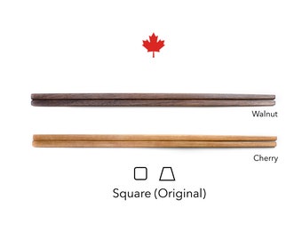 Original style (100% Tung oil finish)-Natural Wood Chopsticks-Made In Canada