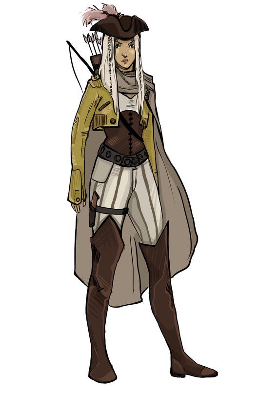 Custom Rysunek Komisji Całe Ciało I Proste Tło