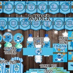 Cookie Monster Party Kit Baby Shower Cookie Monster Etsy