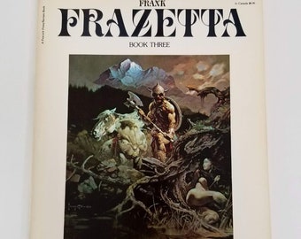 Frank Frazetta Book 3 Three Poster Art Softcover Book 1978 First US Edition