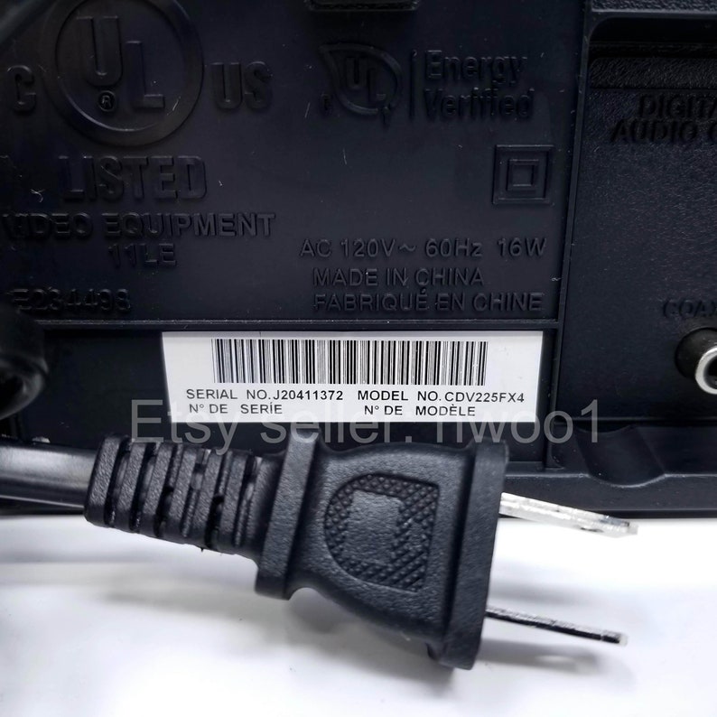 FUNAI DVD VCR Combo CDV225FX4 W/ Remote, Tested, Lens & Video Heads