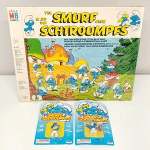 Jeu De Société Les Schtroumpfs – Het Grote Smurfenspel – 1983 – Peyo – Édition Rare Vintage