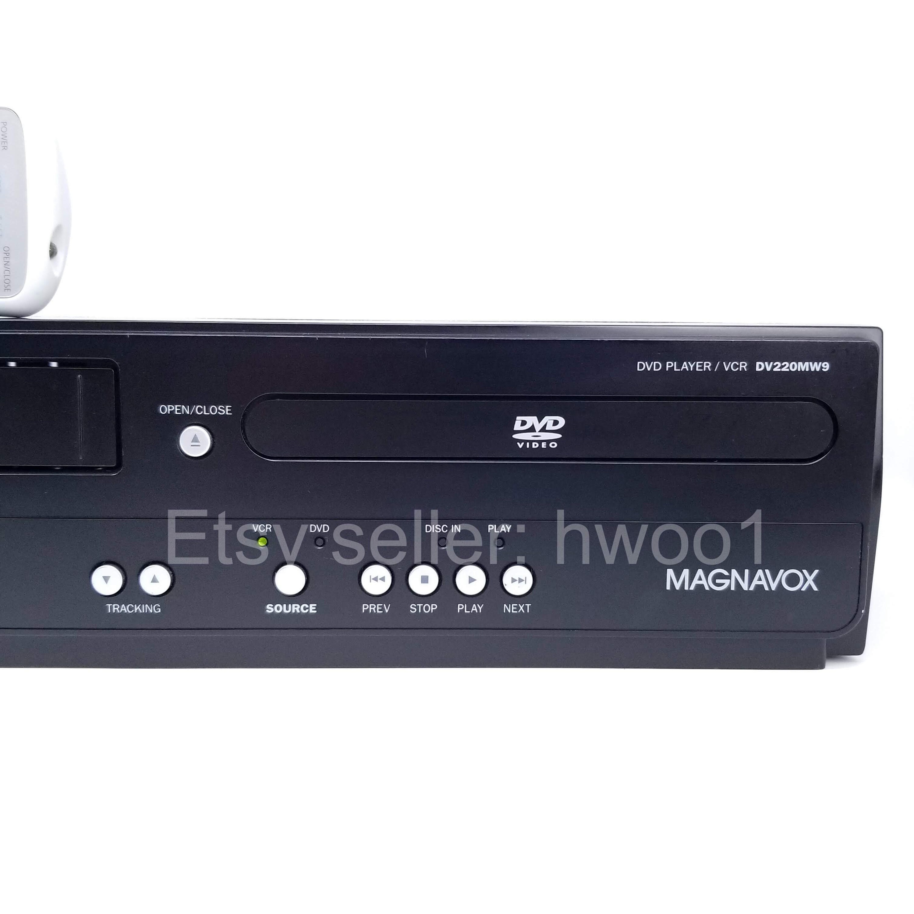Magnavox DVD VCR Combo DV220MW9 W/ Remote Tested Lens & Etsy