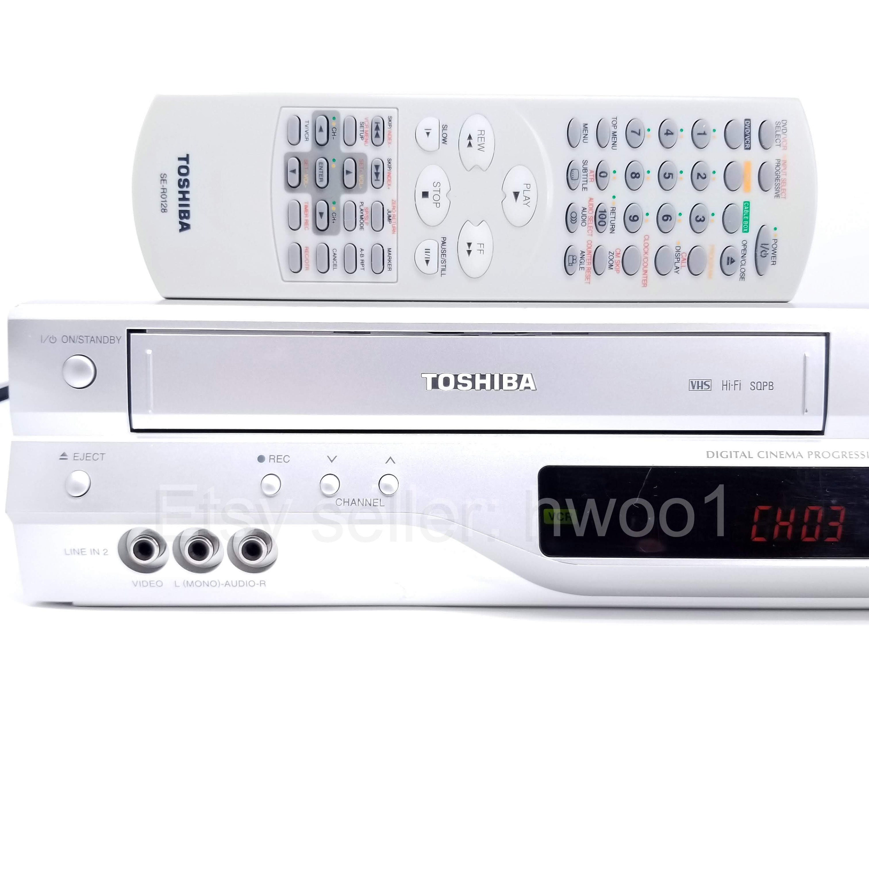 Toshiba DVD VCR Combo SDV393SU2 W/ Remote, Tested, Lens & Video Heads Cleaned, Gears Lubricated