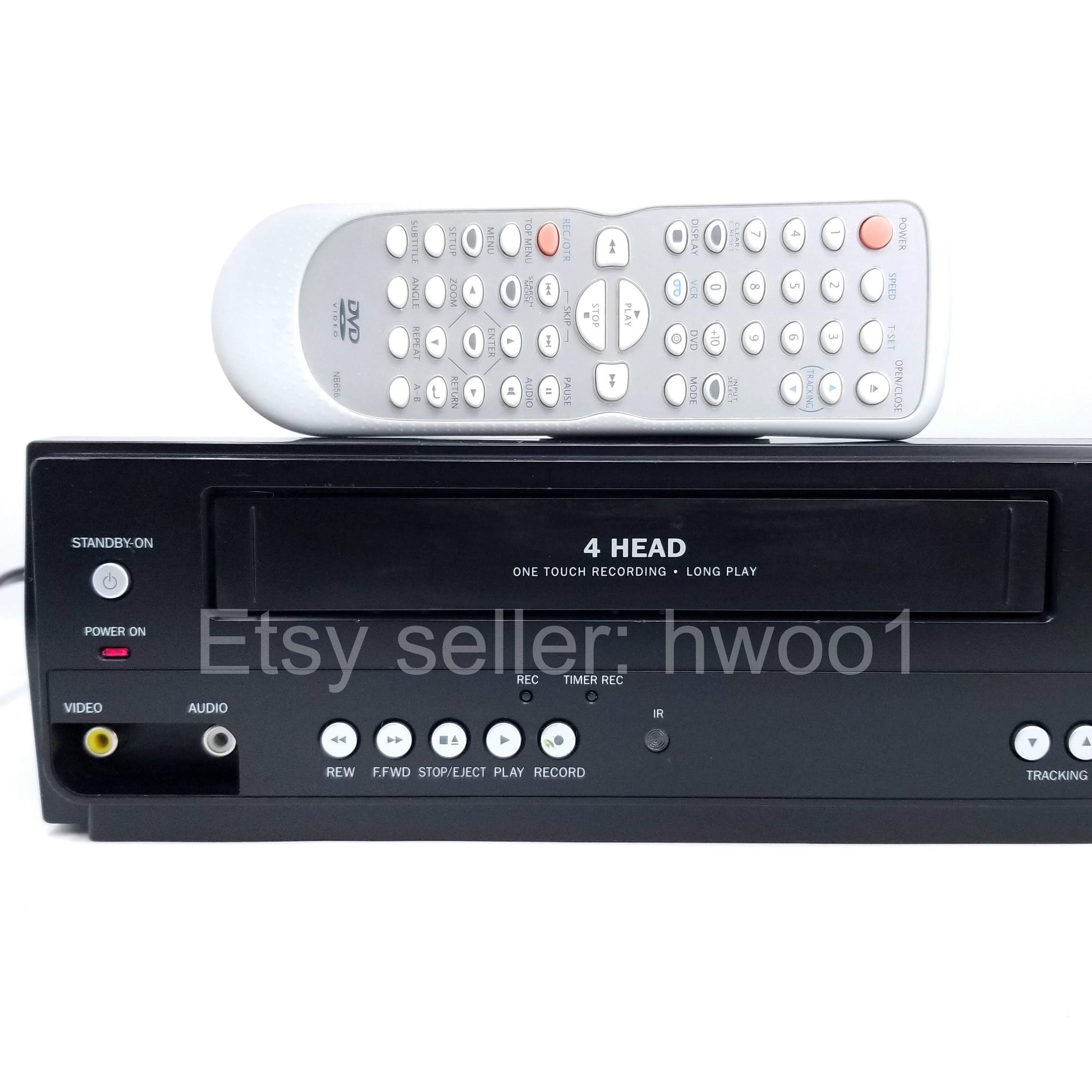 Magnavox DVD VCR Combo DV220MW9 W/ Remote Tested Lens & Etsy