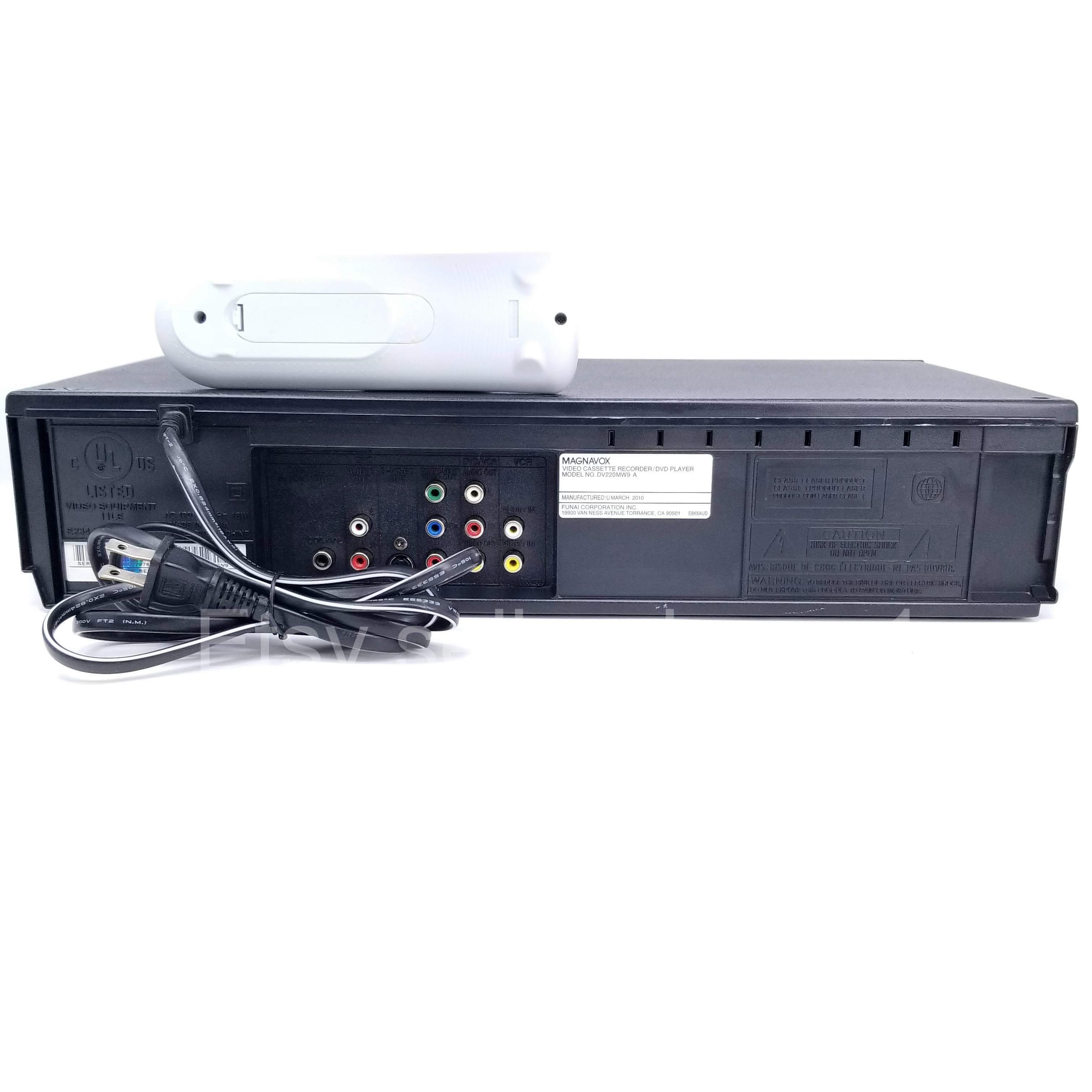 Magnavox DVD VCR Combo DV220MW9 W/ Remote Tested Lens & Etsy