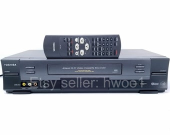 Toshiba D-VR7 VCR DVD Recorder Combo W/ Remote, Lens & Heads
