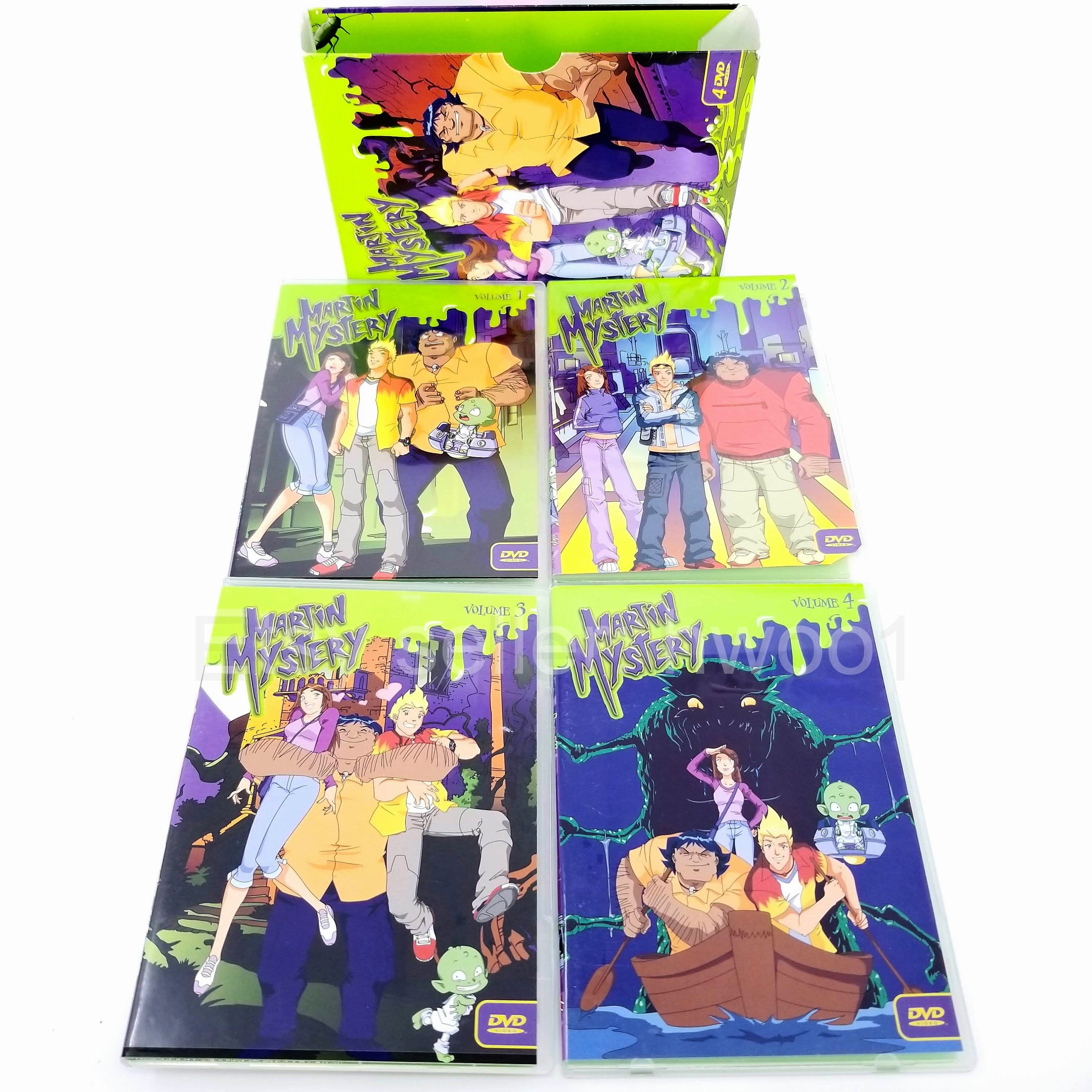 Martin Mystery 4-DVD Box Set (2003, NTSC, Marathon Animation, 26