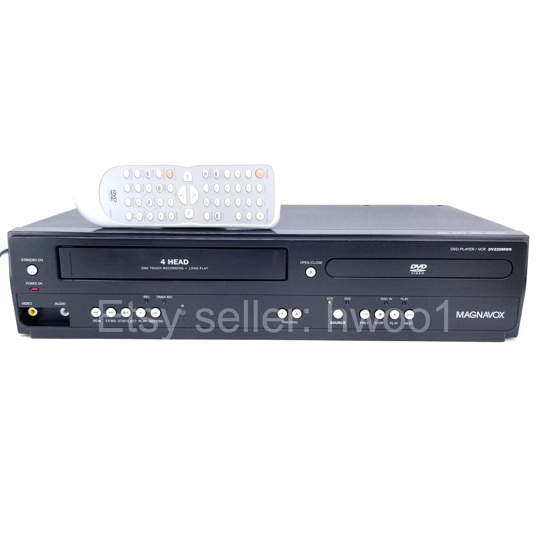 Magnavox DVD VCR Combo DV220MW9 W/ Remote Tested Lens & Etsy