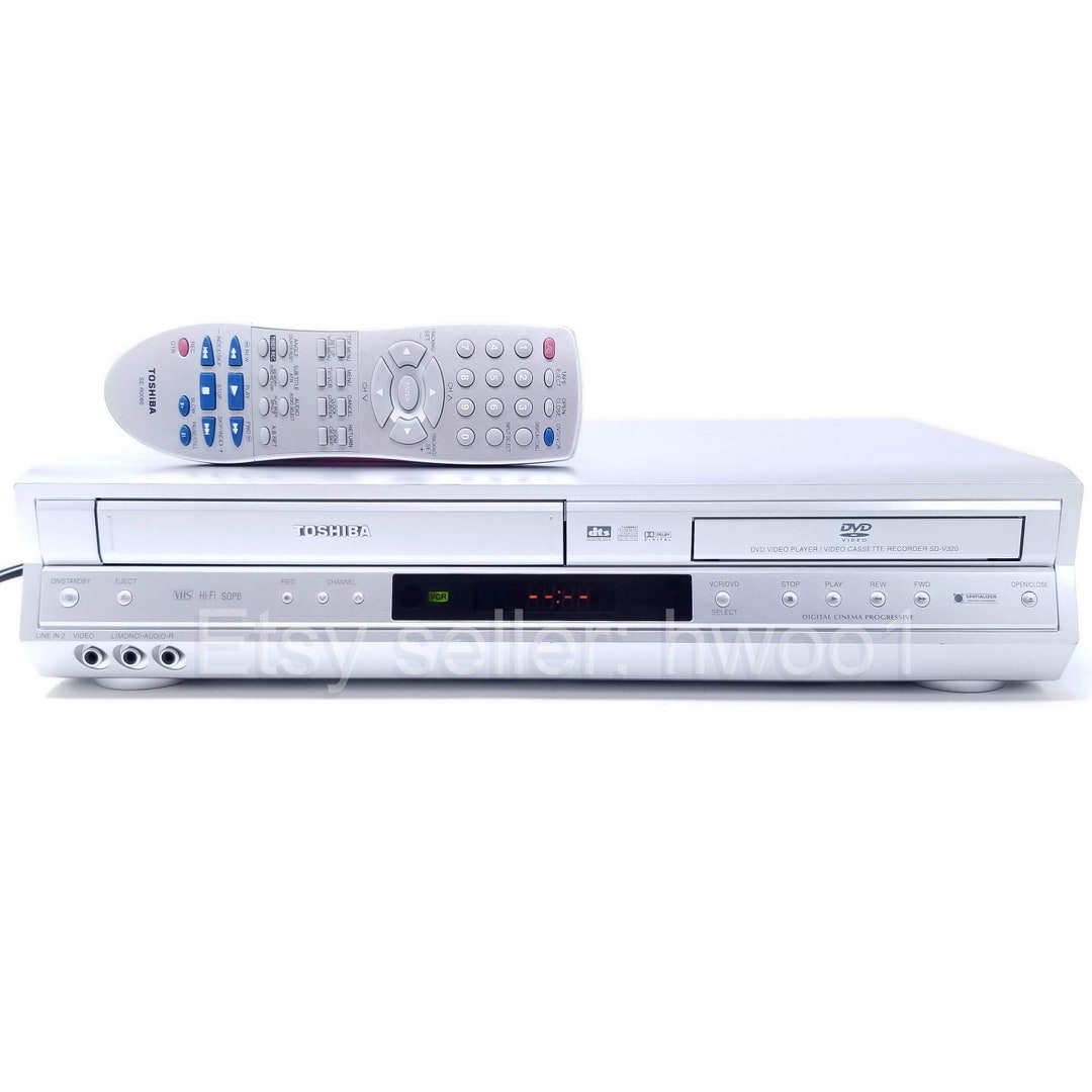 Toshiba DVD VCR Combo SDV320SC W/ Remote Tested Lens & Etsy