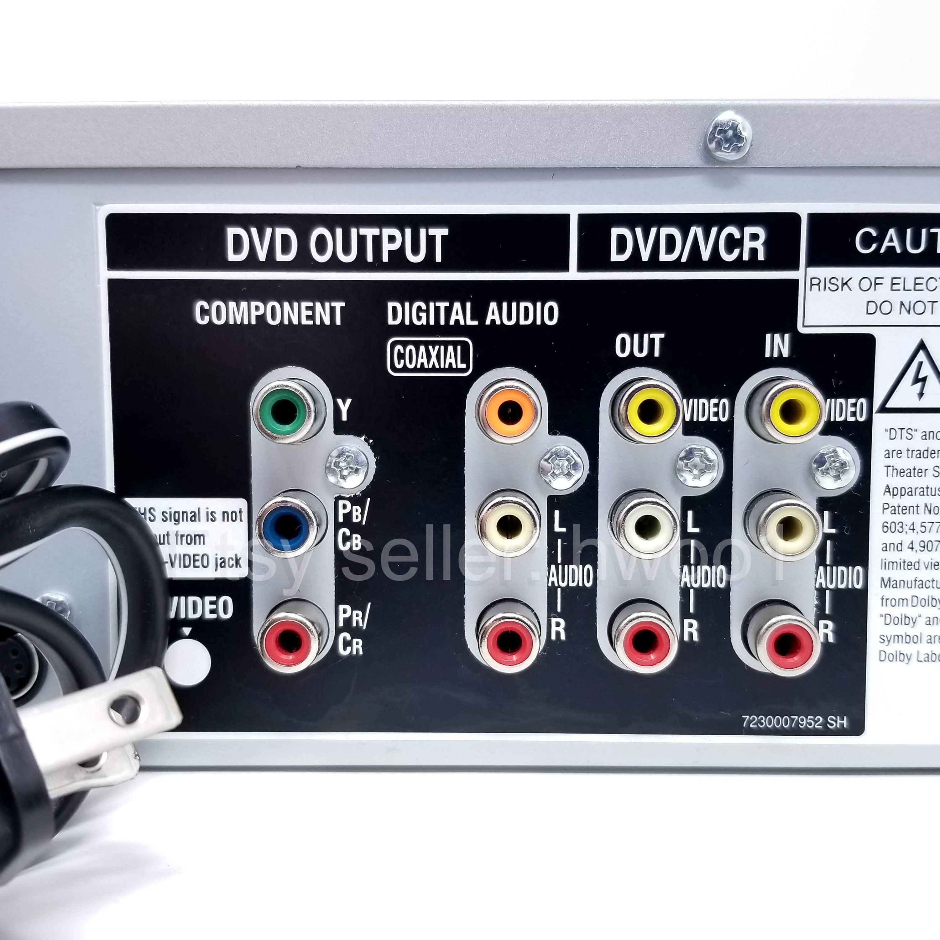 Toshiba DVD VCR Combo SDV393SU2 W/ Remote, Tested, Lens & Video Heads