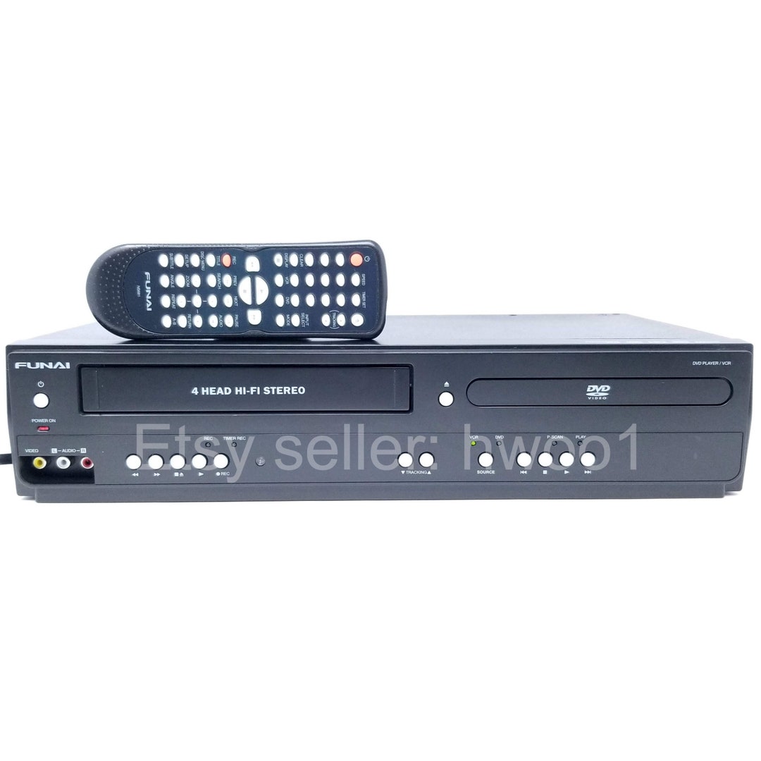 FUNAI DVD VCR Combo CDV225FX4 W/ Remote Tested Lens & Video Etsy