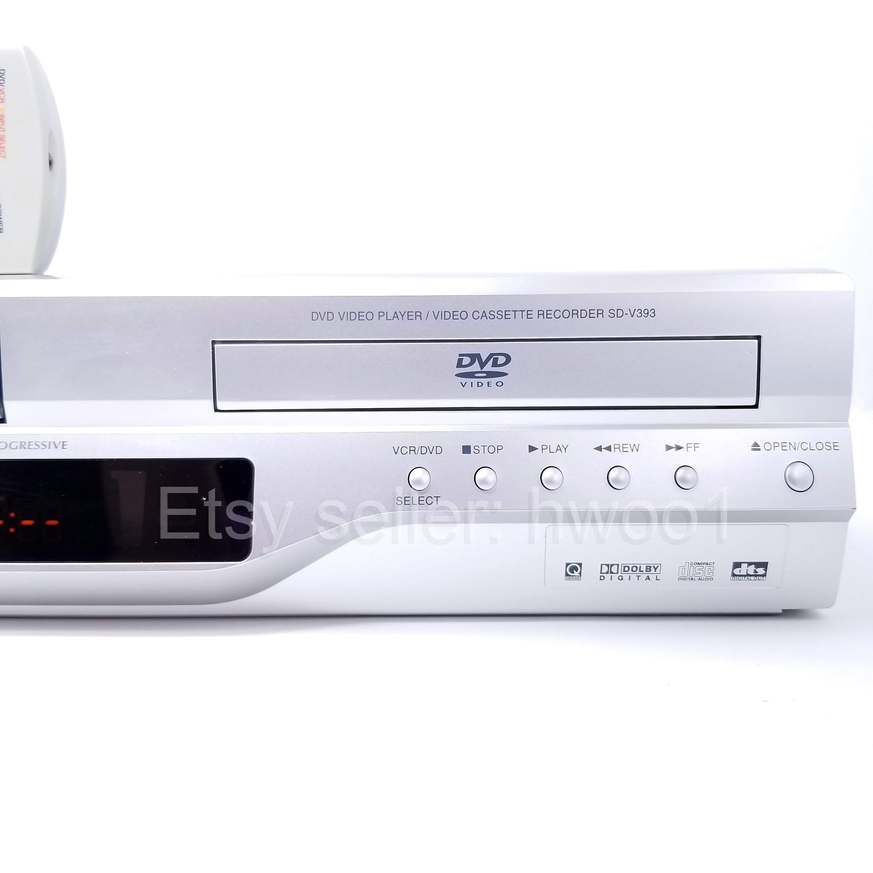 Toshiba DVD VCR Combo SDV393SU2 W/ Remote, Tested, Lens & Video Heads Cleaned, Gears Lubricated