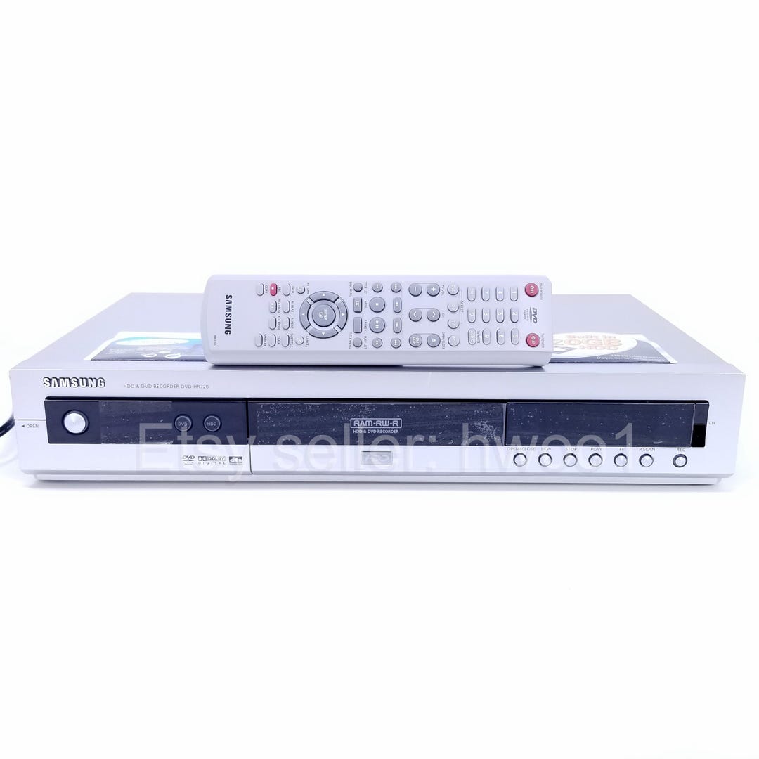 Samsung DVD-HR720 DVD HDD 120GB Recorder W/ Remote, Hdmi Cable