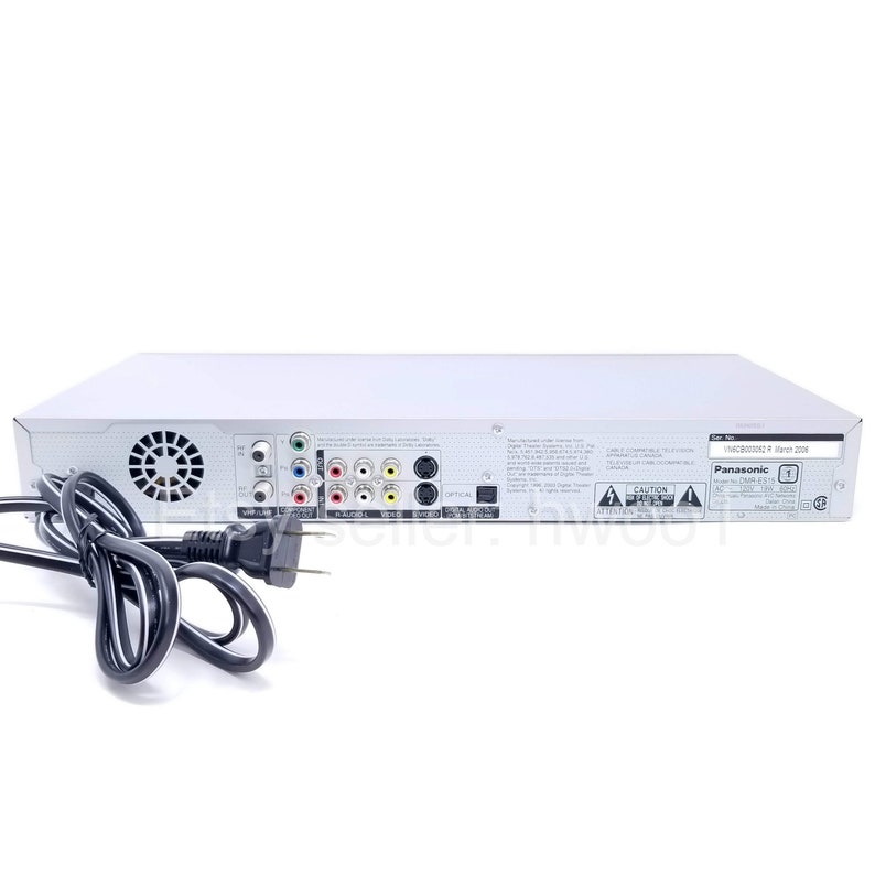 Panasonic DMRES15 DVD Recorder W/ Remote, HDMI Cable, Clean & Tested