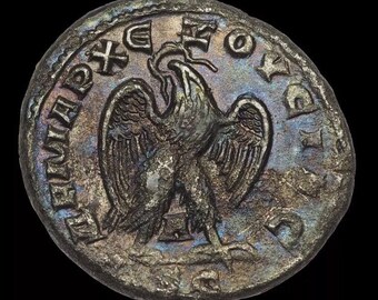 251-253 AD Seleucis and Pieria, Billon Tetradrachm, Antioch, Trebonianus Gallus