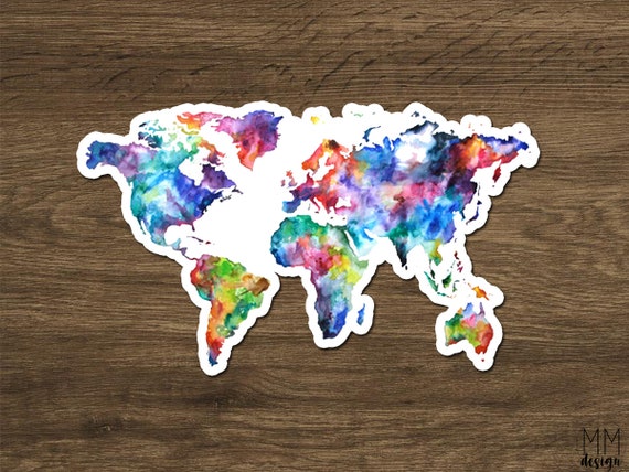World Map Laptop Sticker World Map sticker Stickers Laptop Stickers Travel Stickers | Etsy World Map Laptop Sticker World Map sticker Stickers Laptop Stickers Travel Stickers | Etsy