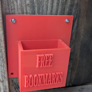 3D Print Bookmark Holder STL File: Little Free Library (Digital Download)