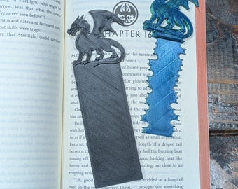 Dragon Bookmark STL File | 3D Printed Fantasy Bookmark | Book Lover Gift | Instant Download
