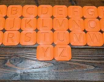 Montessori Alphabet Tracing Letters STL – 26 Letter Tiles + 3 Grouped Files, No Supports