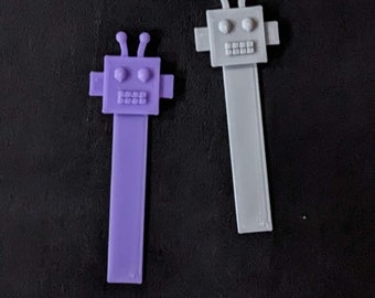 3D Printed Robot Bookmark: Kids Gift Bookish Toy (STL Digital Download)