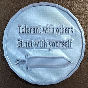 Stoic Quote Coaster STL File: Marcus Aurelius Meditations (3D Print Digital Download