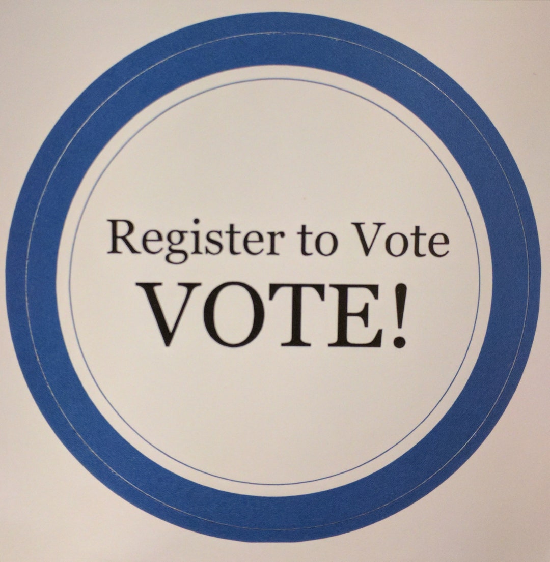 Register to Vote Sticker Pack: Political Action Decals - Etsy