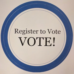 Register to Vote Sticker Pack: Political Action Decals