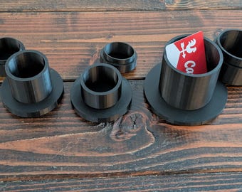 STL Gift Box Set - Top Hat with Lid Organizer (3D Print Files - three sizes)