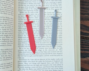 Sword Bookmark STL File - 3D Printer Model (Digital Download)