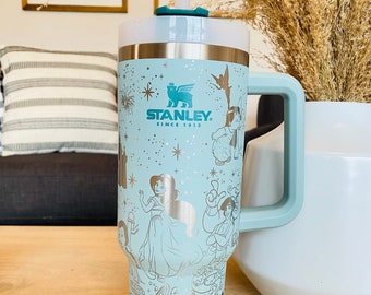 Magical vacation characters Engraved Stanley Adventure Quencher 40oz tumbler