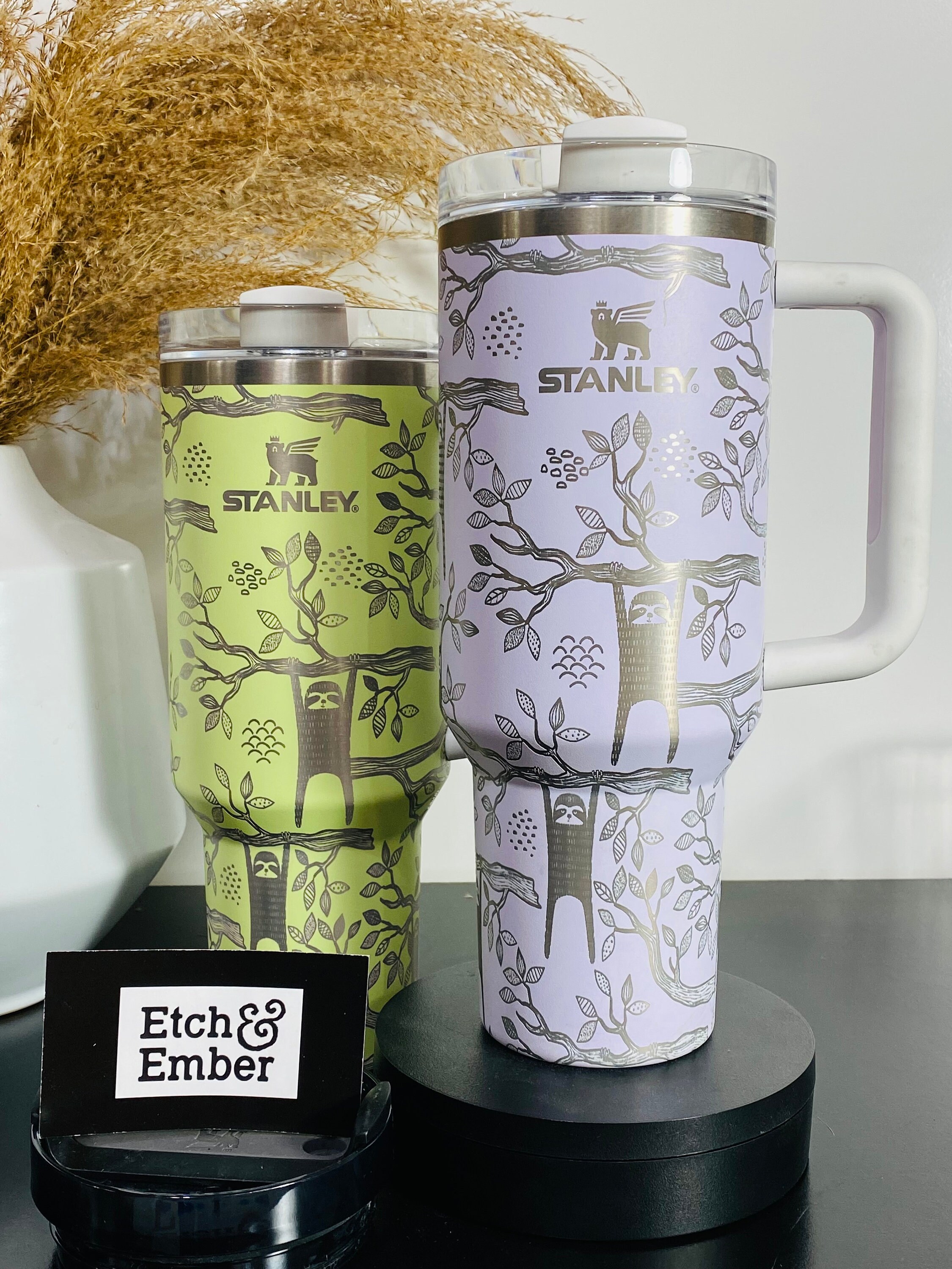 Sunflowers Custom Stanley Adventure Quencher 40 oz tumbler – Etch and Ember