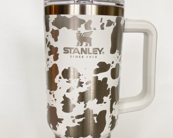 Cow Print Stanley Tumbler (READ DESCRIPTION) – Ambitious Mama Designs