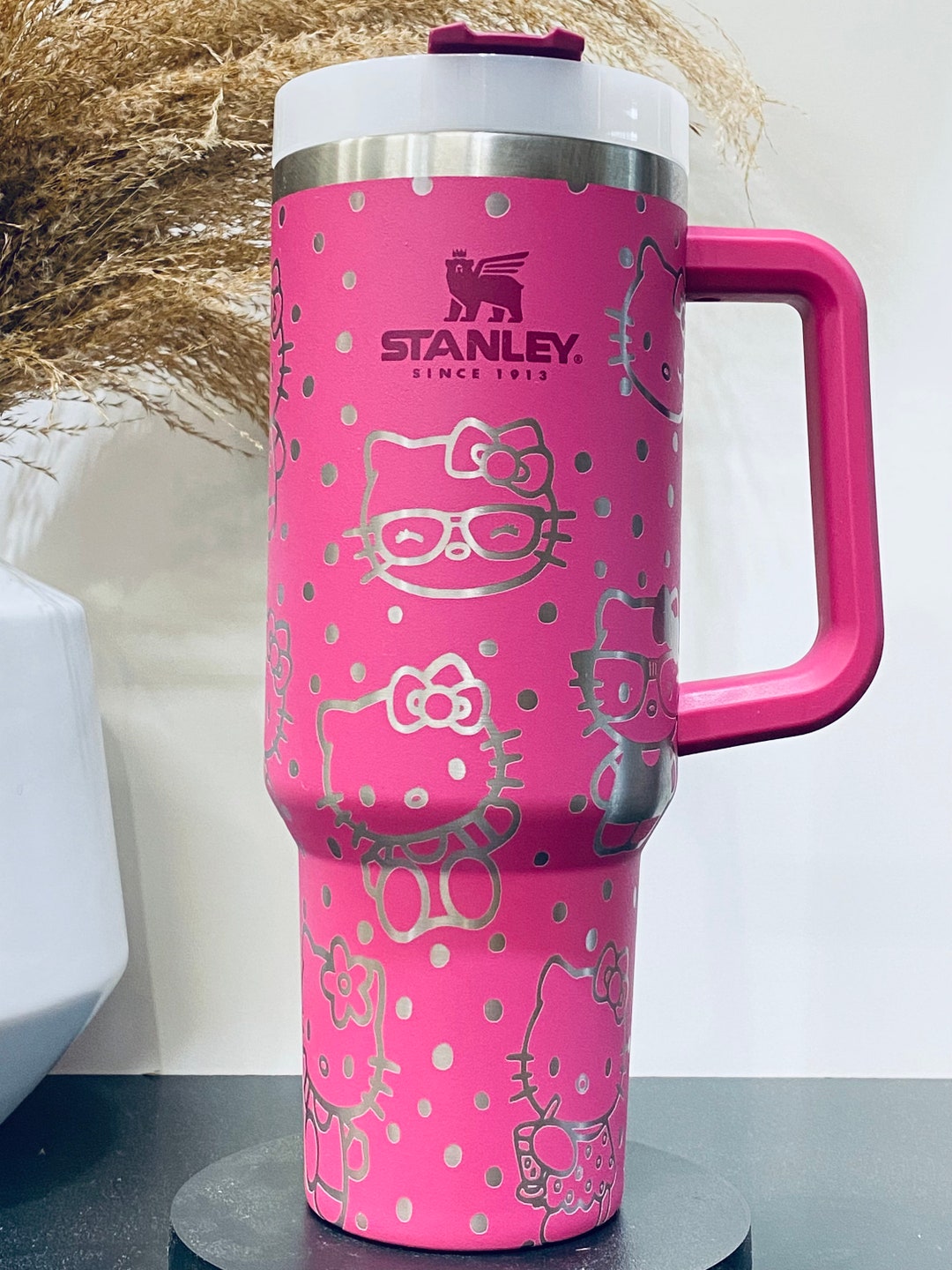 Hola Kitty Stanley Adventure Quencher 40oz Tumbler Etsy UK
