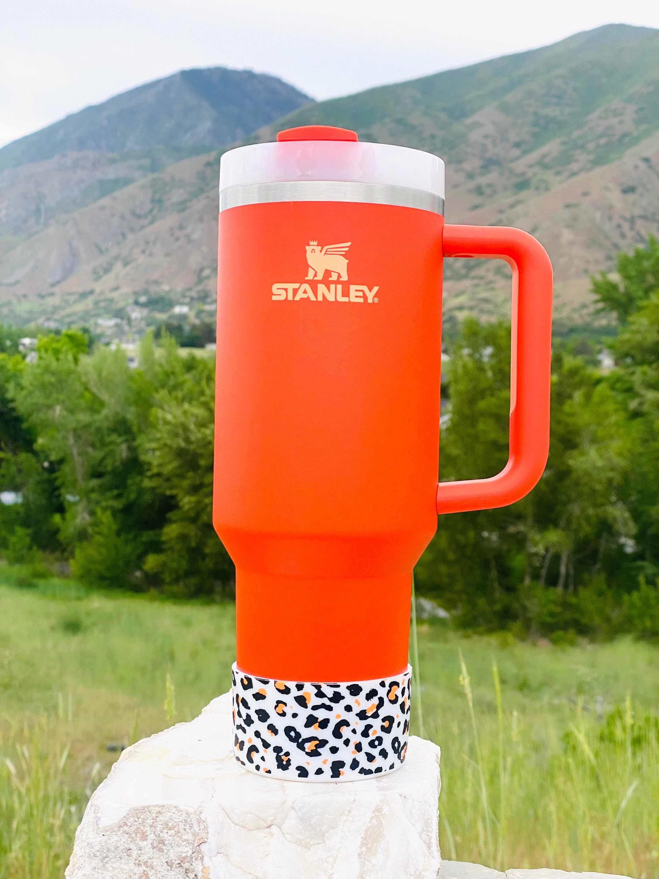 TIGERLILY LEOPARD Silicone Boot for Stanleys 20oz-40oz 
