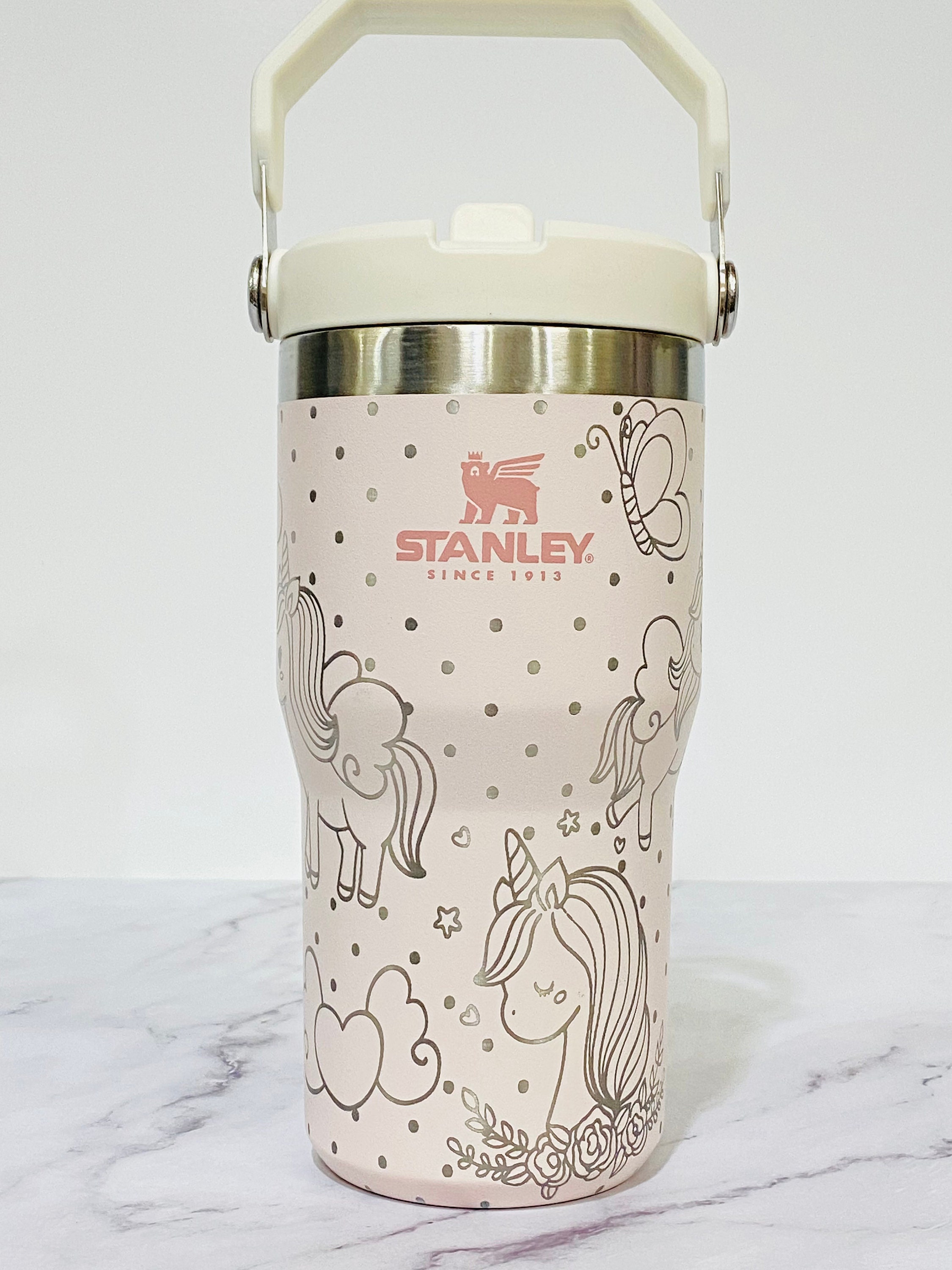 Paw Print Engraved Stanley 20 oz IceFlow Flip Straw Tumbler – Etch and Ember