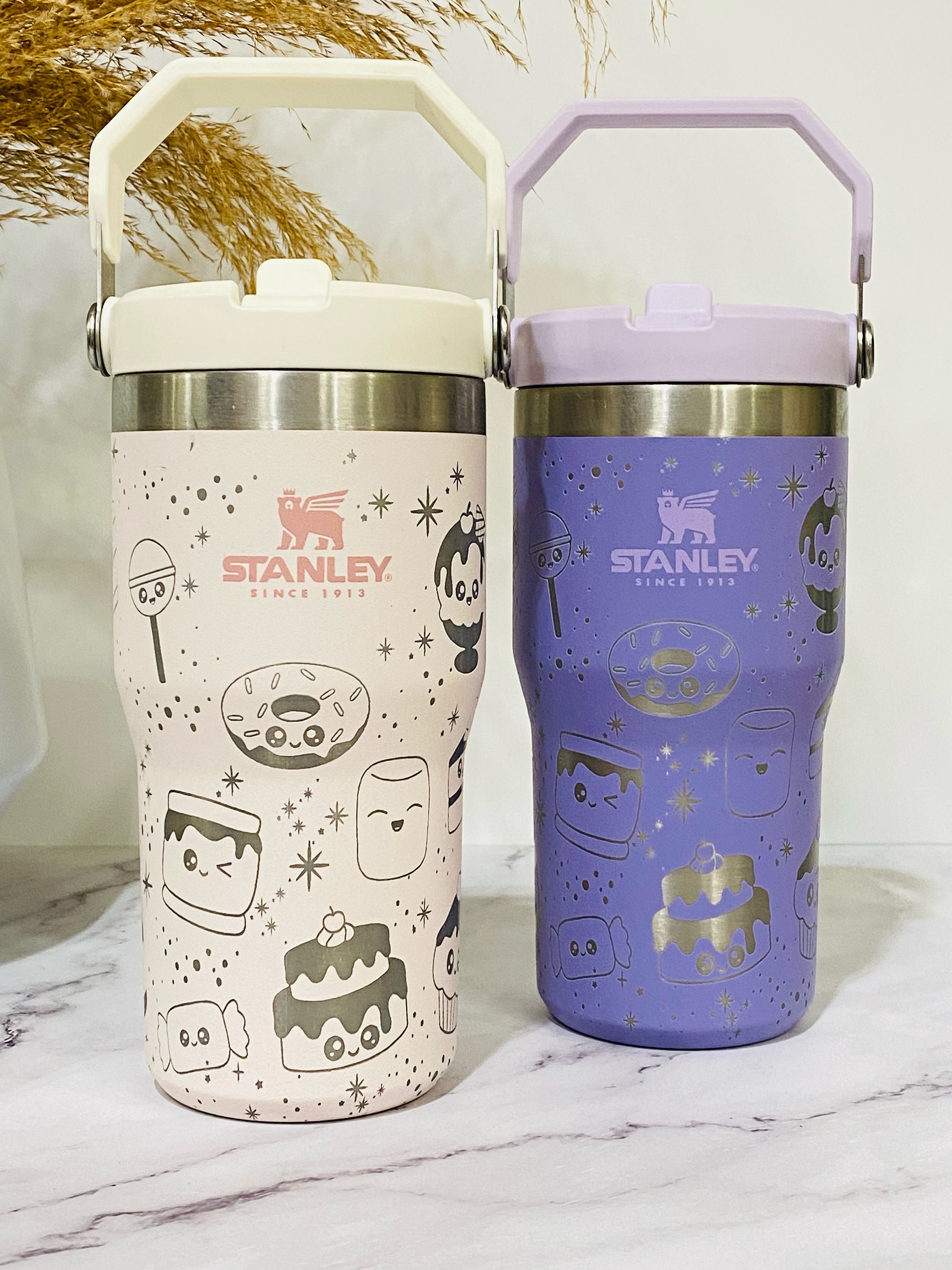 Unicorn Wonderland Engraved Stanley 20 oz IceFlow Flip Straw Tumbler