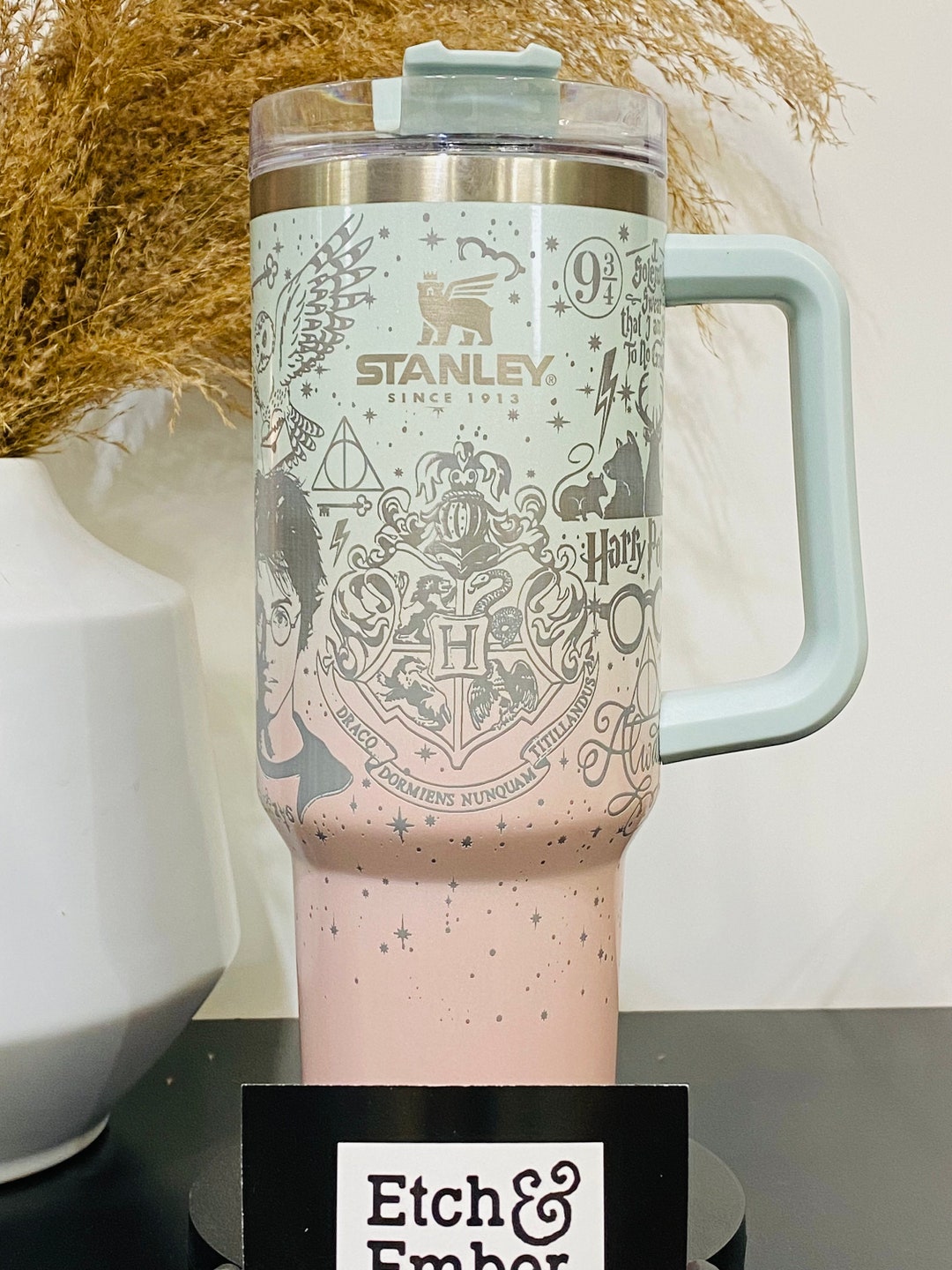 Hogwarts Stitch Tumbler / Stitch Tumbler / Hogwarts / Wizard /40oz Tumbler/  Stanley Dupe/ Stanley Tumbler/ Stanley Cup /stanley 