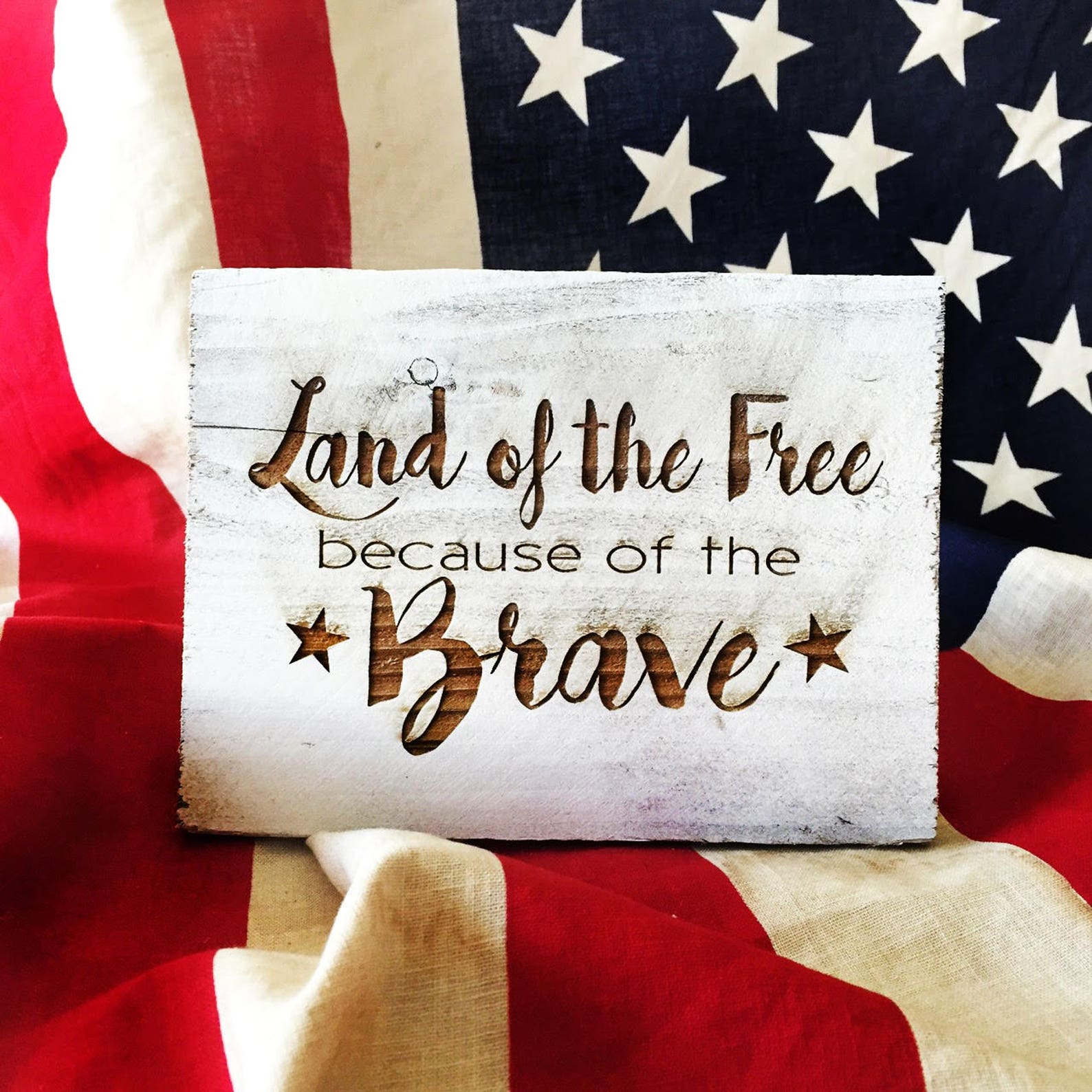 land of the free because of the brave sign land of the free because of the brave sign