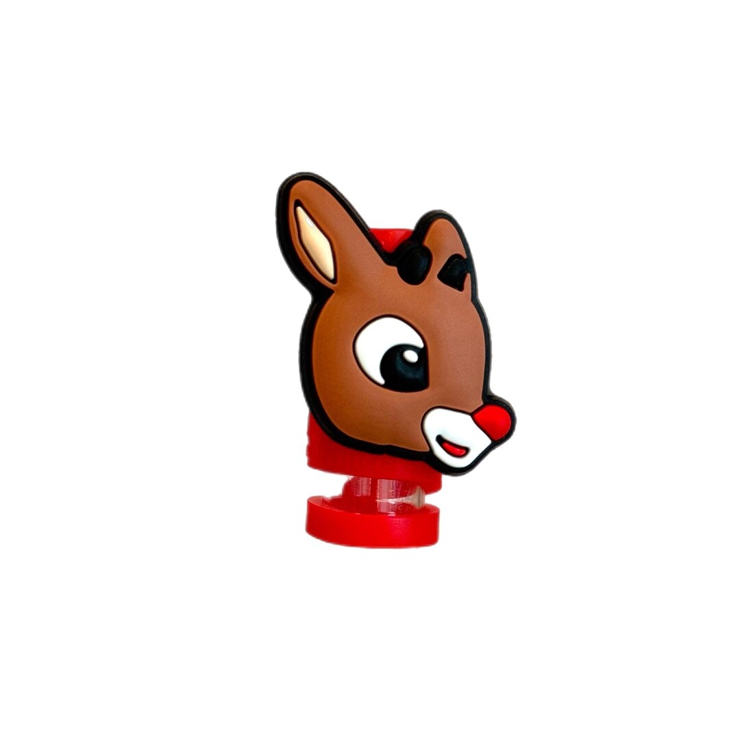 Rudolph Straw Topper - Etsy