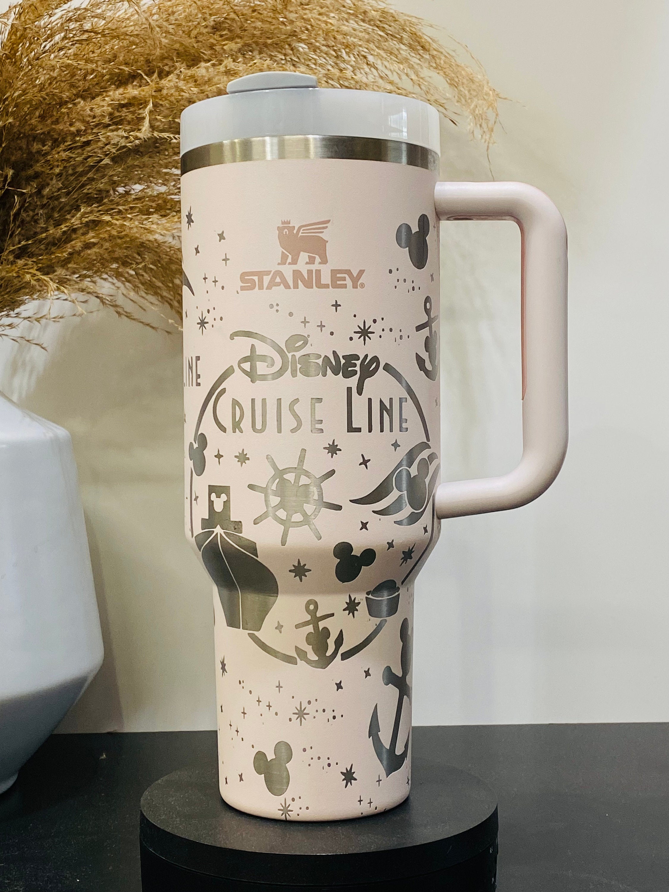 Floral Custom Stanley Adventure Quencher 40 oz tumbler – Etch and Ember