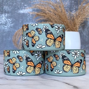 BUTTERFLIES Fall Silicone Boot Bumper Sleeve for Tumblers