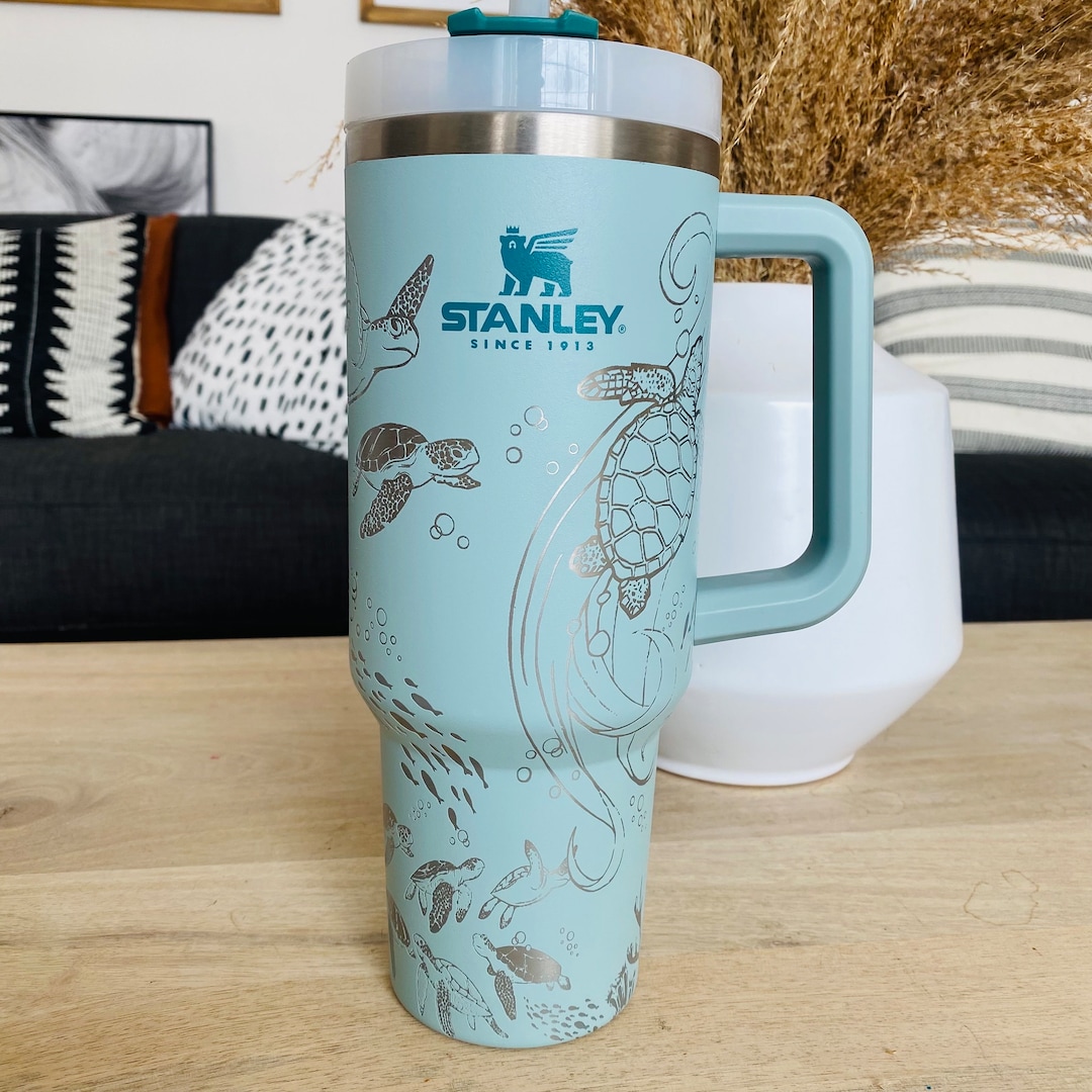 Cow Print 40 oz Stanley Quencher Travel Tumbler | Lets Create Crafts